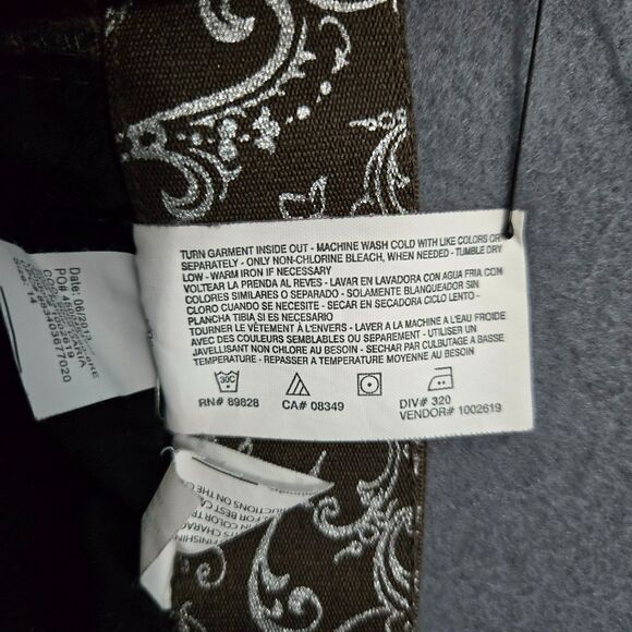 Erika Women 14 Brown Daria Corduroy Jeans Straight Leg High Rise - Picture 9 of 14